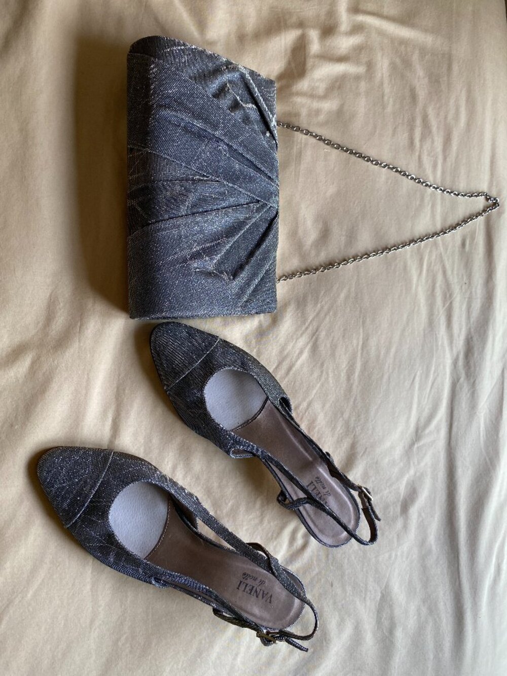 Vaneli Slingbacks and clutch